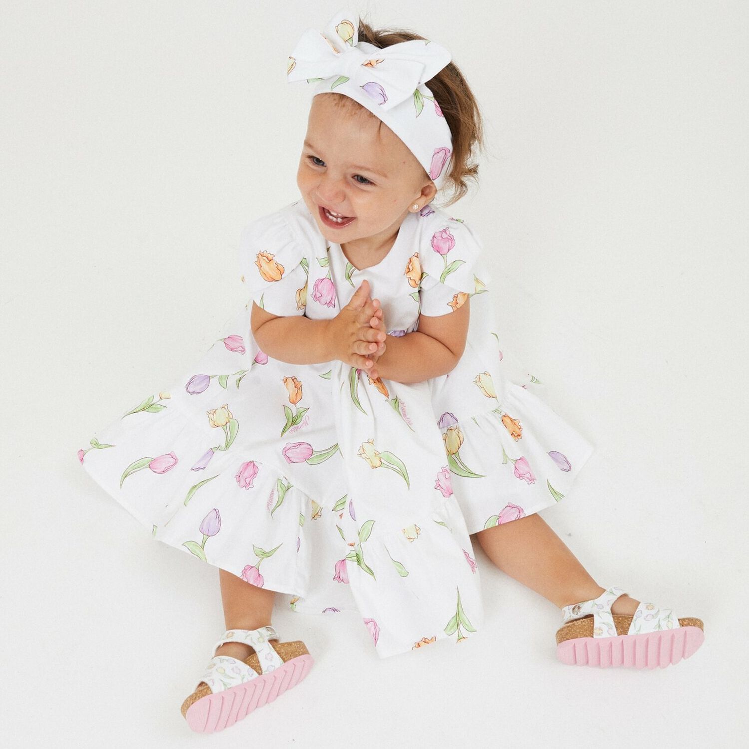 فستان توليب باللون الأبيض, 1, hi-res