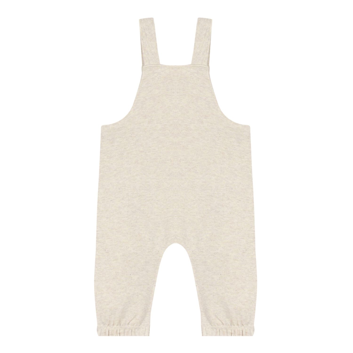 Baby Girls Beige Logo Dungaree Set, 1, hi-res image number null