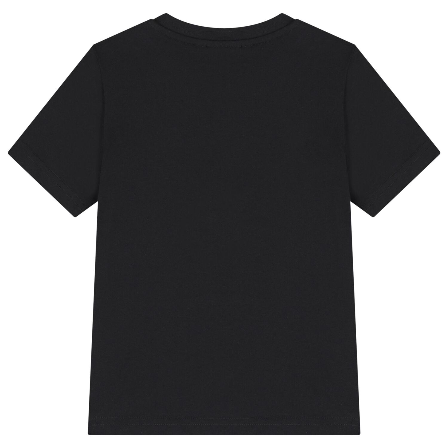 Boys Black Logo T-Shirt, 1, hi-res