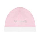 Baby Girls White & Pink Logo Babygrow Gift Set, 2, hi-res