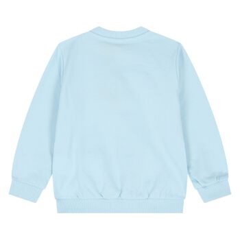 Younger Blue Teddy Bear Logo Sweatshirt