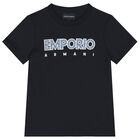 Boys Navy Blue, Ivory & Beige T-Shirts (3 Pack), 1, hi-res