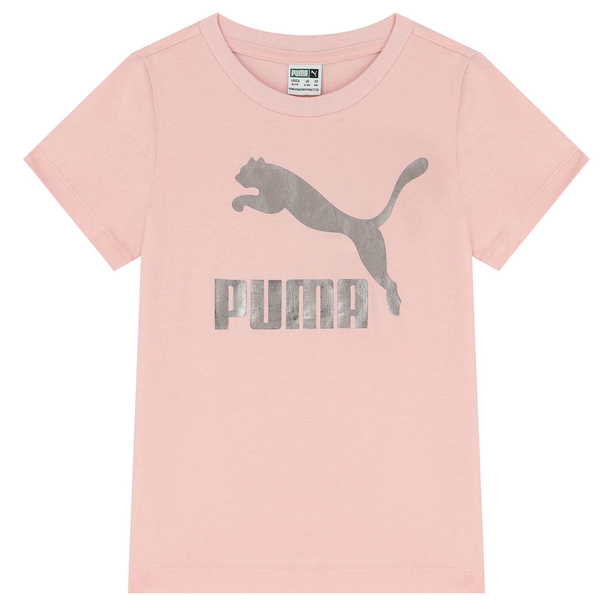 Puma t shirt pink shop