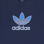 تيشيرت واسع بشعار تريفويل باللون الكحلي, 1, hi-res