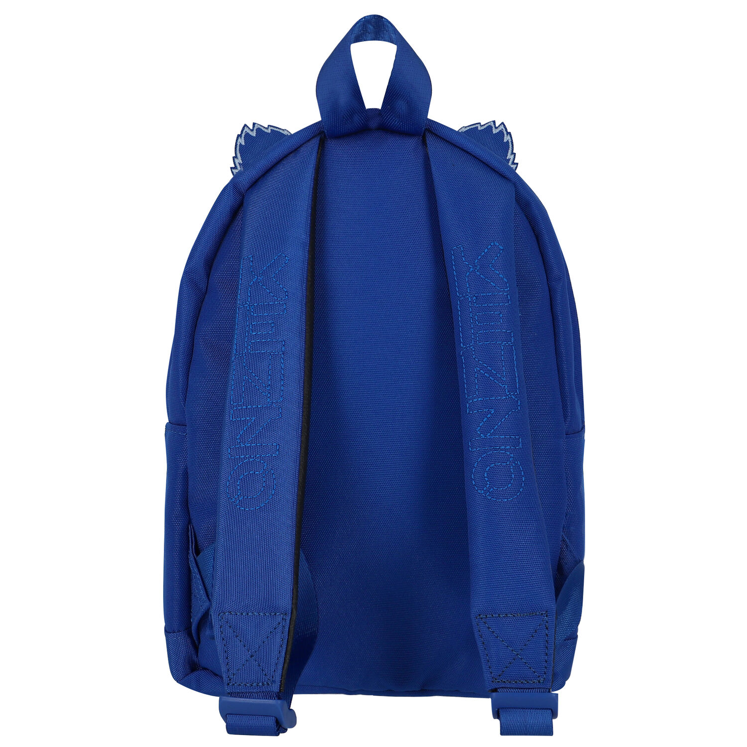 Younger Boys Blue Tiger Logo Backpack 27CM, 1, hi-res