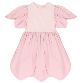 Girls Pink Petal Dress