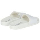 Girls White Logo Sliders, 1, hi-res