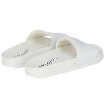 Girls White Logo Sliders