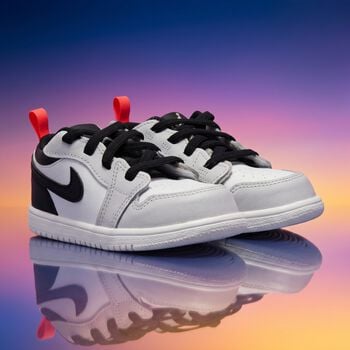 Younger White, Grey & black Air Jordan 1 Low Alt Trainers