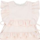 Girls Pink Ruffled Dress, 1, hi-res