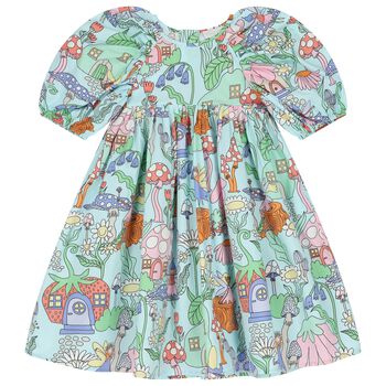Girls Multi-Colored Fairies Dress