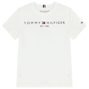 Boys White Logo T-Shirt