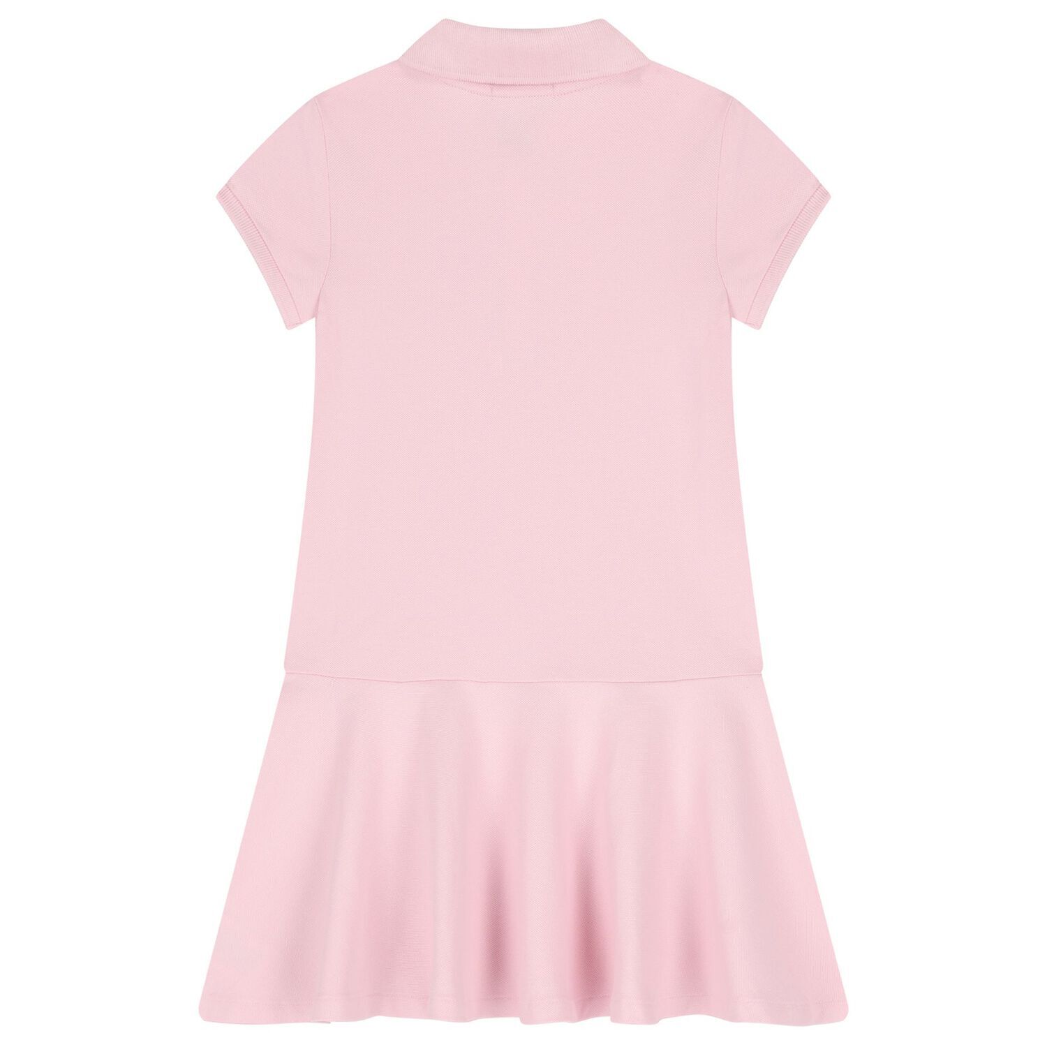 Girls Pink Logo Polo Dress, 1, hi-res image number null