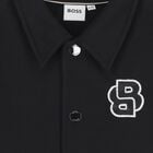Boys Black Logo Jacket, 1, hi-res