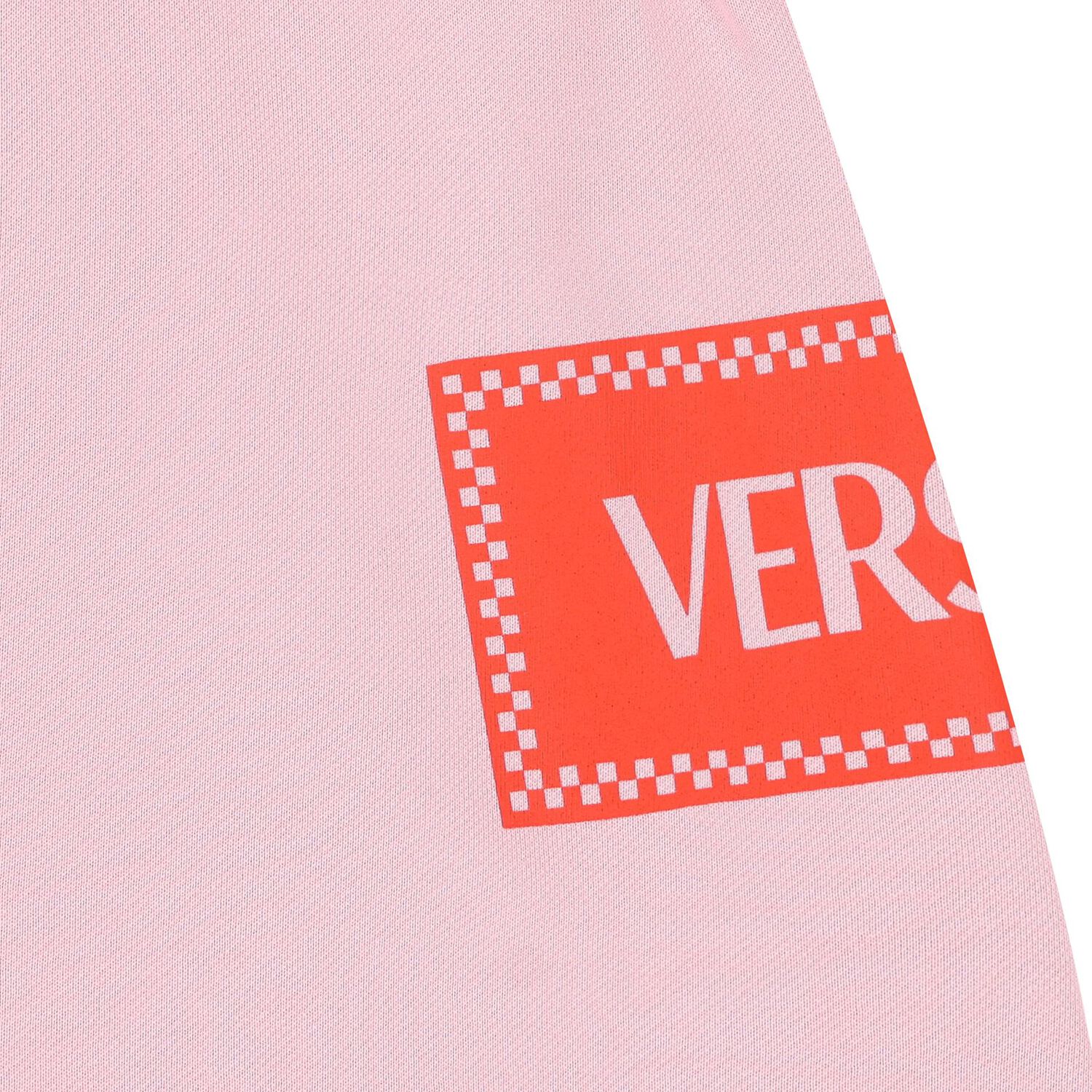 Girls Pink Logo Dress, 1, hi-res