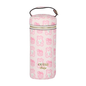 Baby Girls Pink Logo Bottle Bag