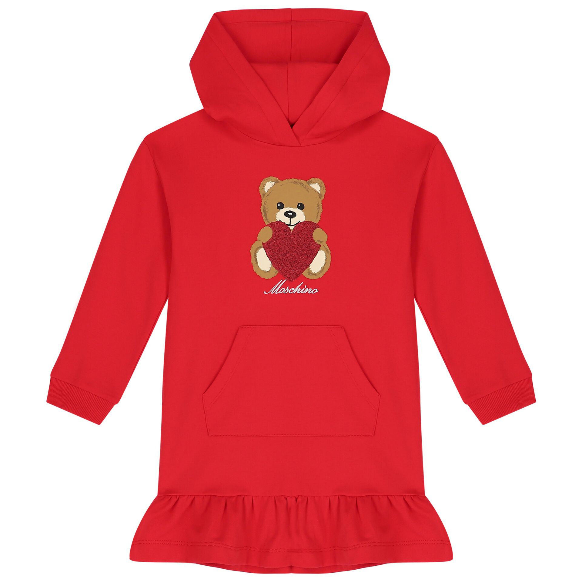 Girls red moschino dress clearance