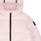 Girls Pink Logo Puffer Jacket, 2, hi-res