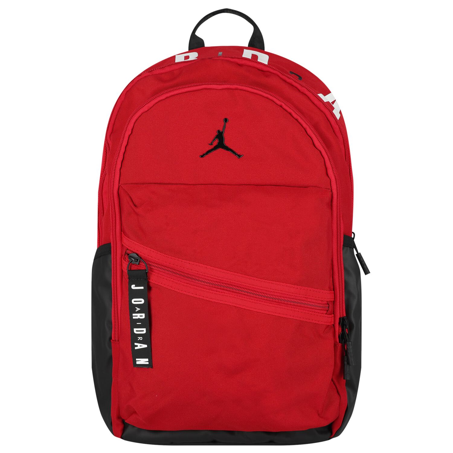 Black & Red Jumpman Logo Backpack, 3, hi-res