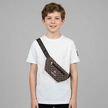 Boys White Logo Bag T-Shirt
