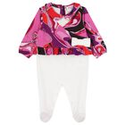 Baby Girls Multi-Coloured Orchidee Babygrow Set, 1, hi-res