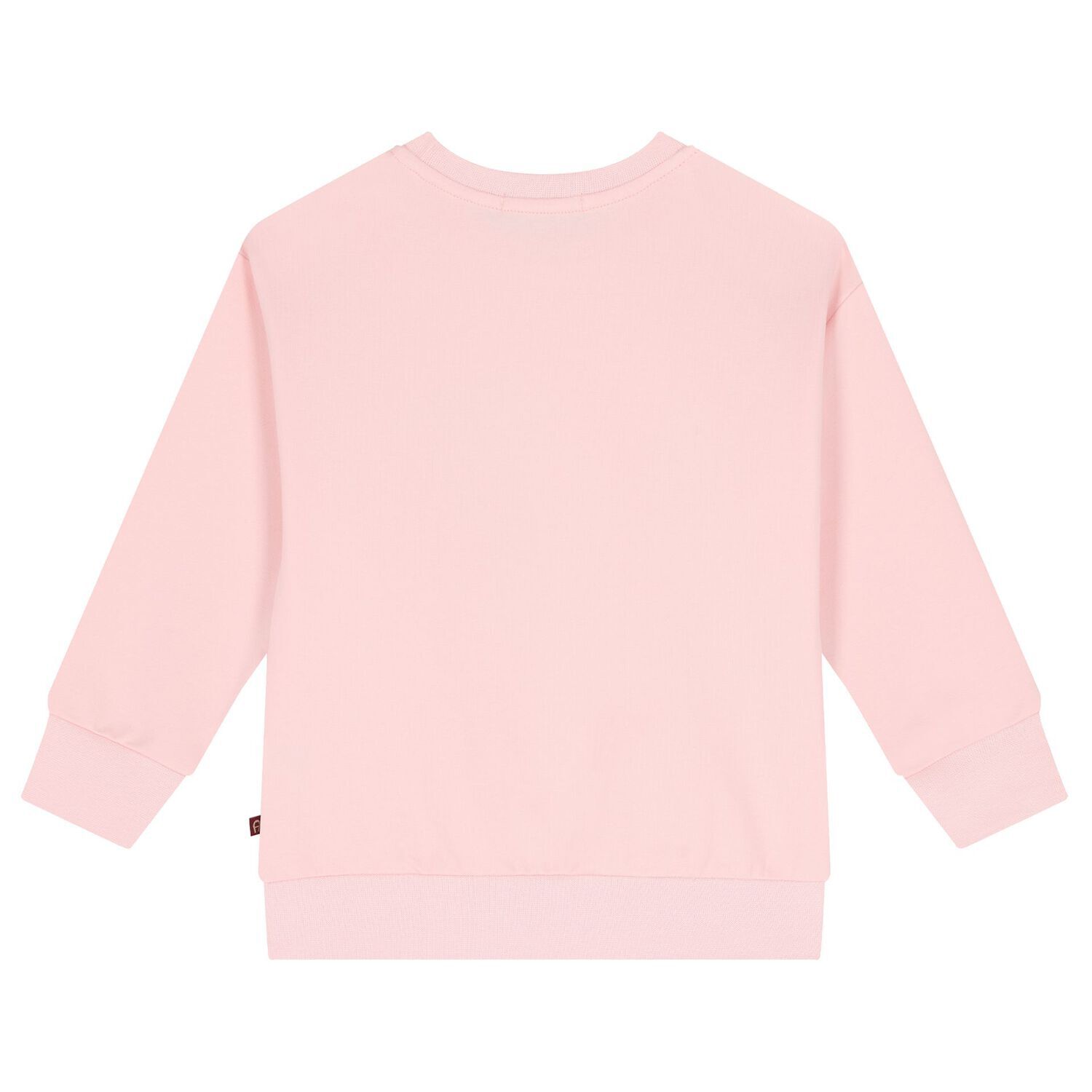 Girls Pink Crossbody Bag Sweatshirt, 2, hi-res