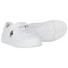 White Teddy Bear Trainers, 1, hi-res