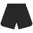 Boys Black Logo Shorts, 1, hi-res