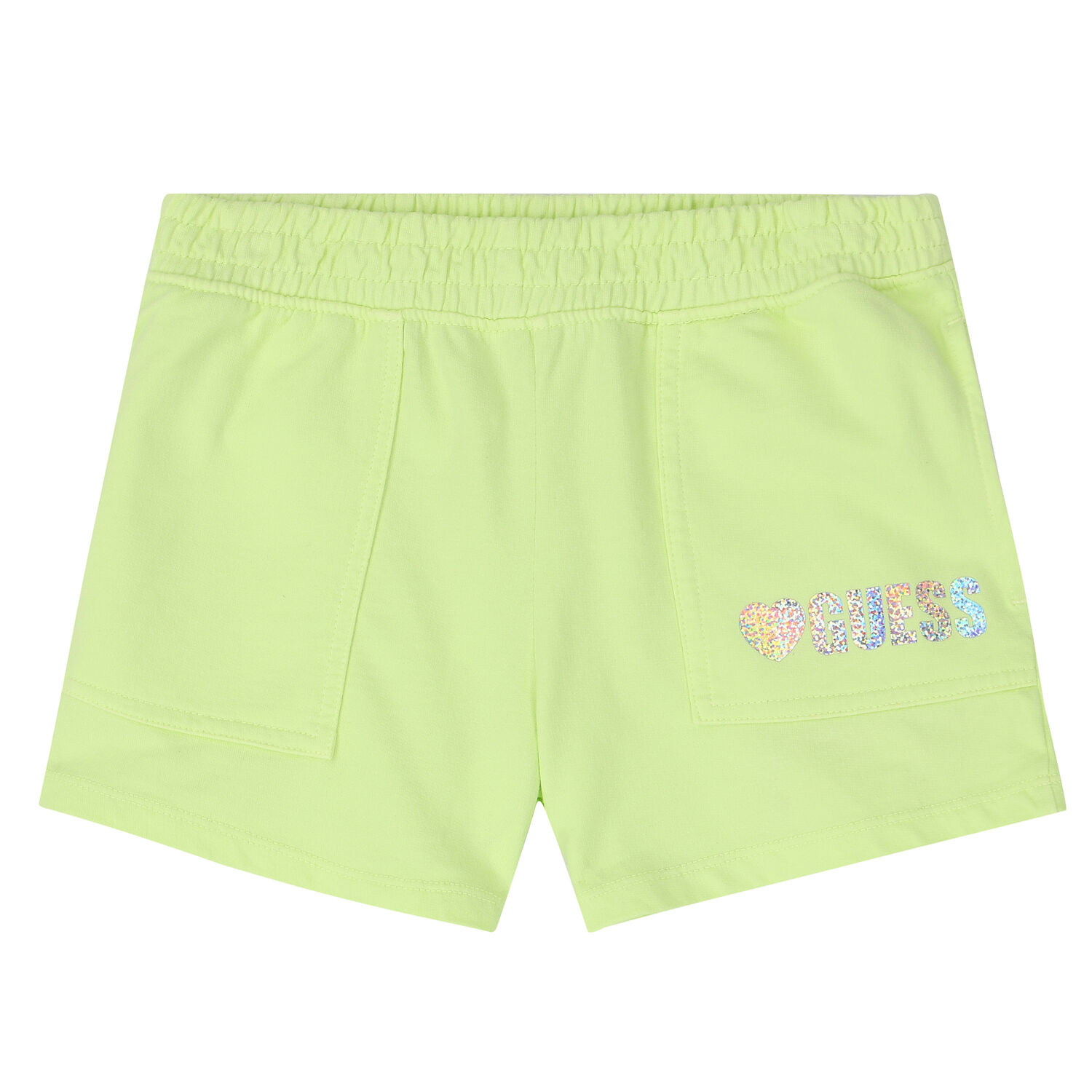 Girls Green Logo Shorts, 2, hi-res image number null