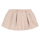 Younger Girls Pink Tweed Knit Skirt Set, 1, hi-res