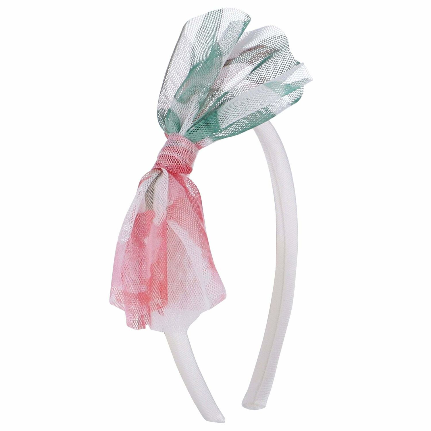 Girls Printed Bow Headband, 1, hi-res image number null