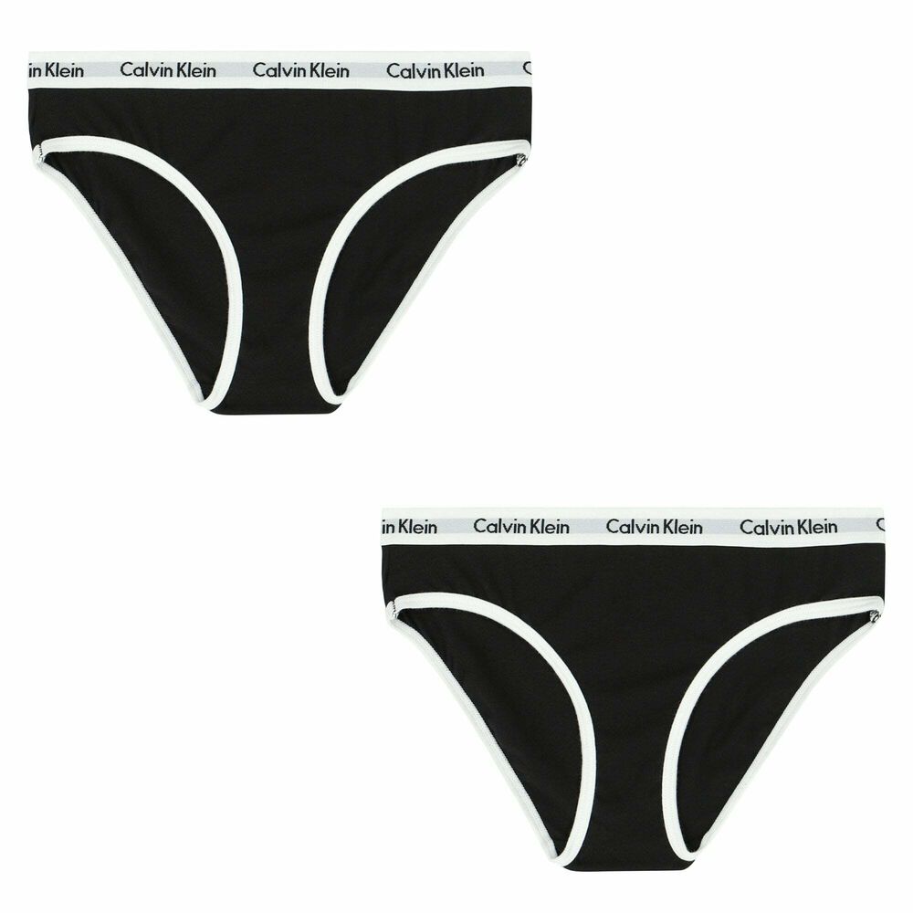 Girls' Calvin Klein Black Underwear