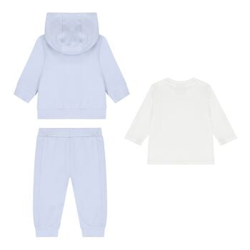 Baby Boys Blue & White Tracksuit Gift Set