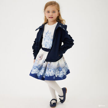 Girls Ivory Castle T-Shirt