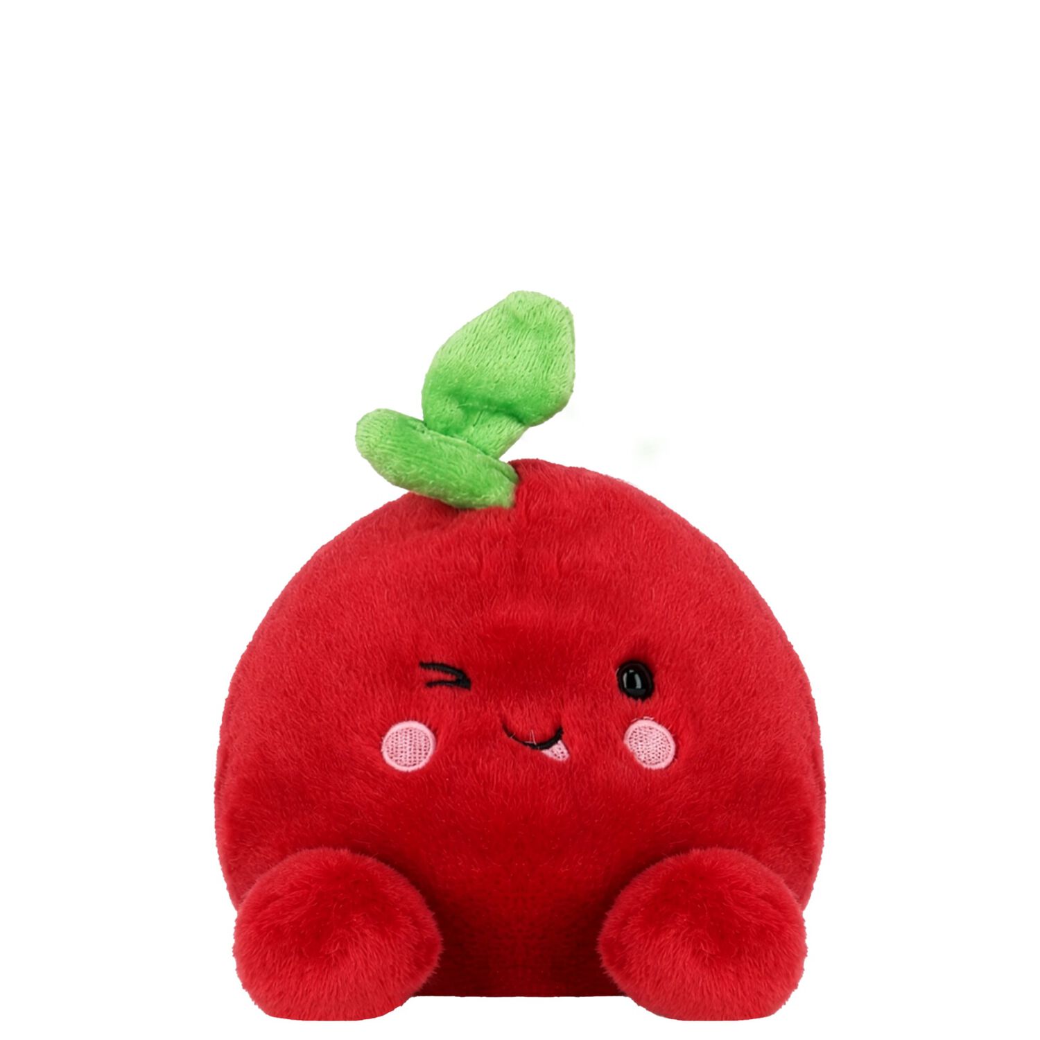 Palm Pals Red & Green Cordial Cherry Soft Toy ( 13cm ), 1, hi-res