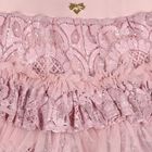 Girls Pink Lace Sequin Tiered Olivia Skirt, 2, hi-res
