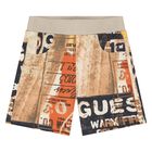 Younger Boys Orange & Beige Shorts Set, 1, hi-res