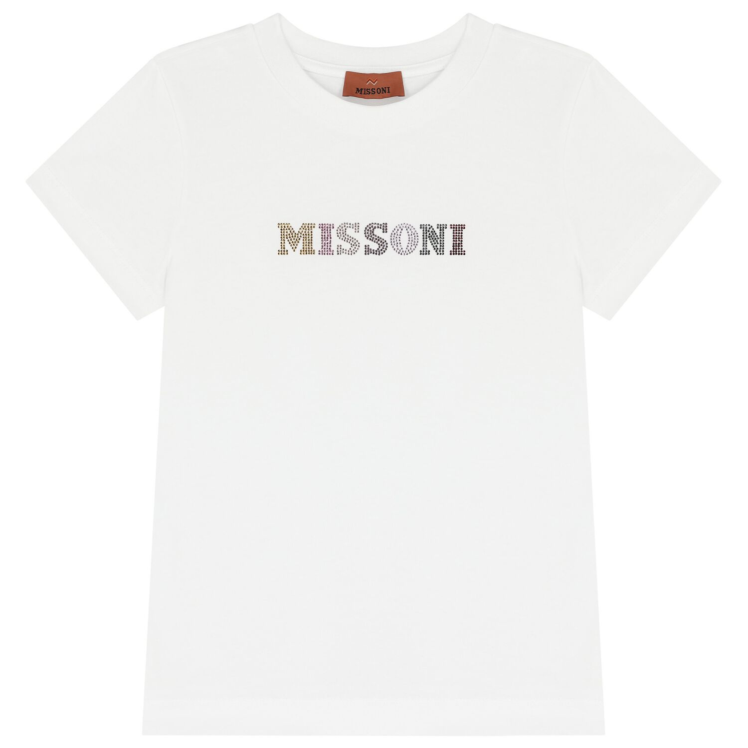 Girls White Logo T-Shirt, 1, hi-res image number null