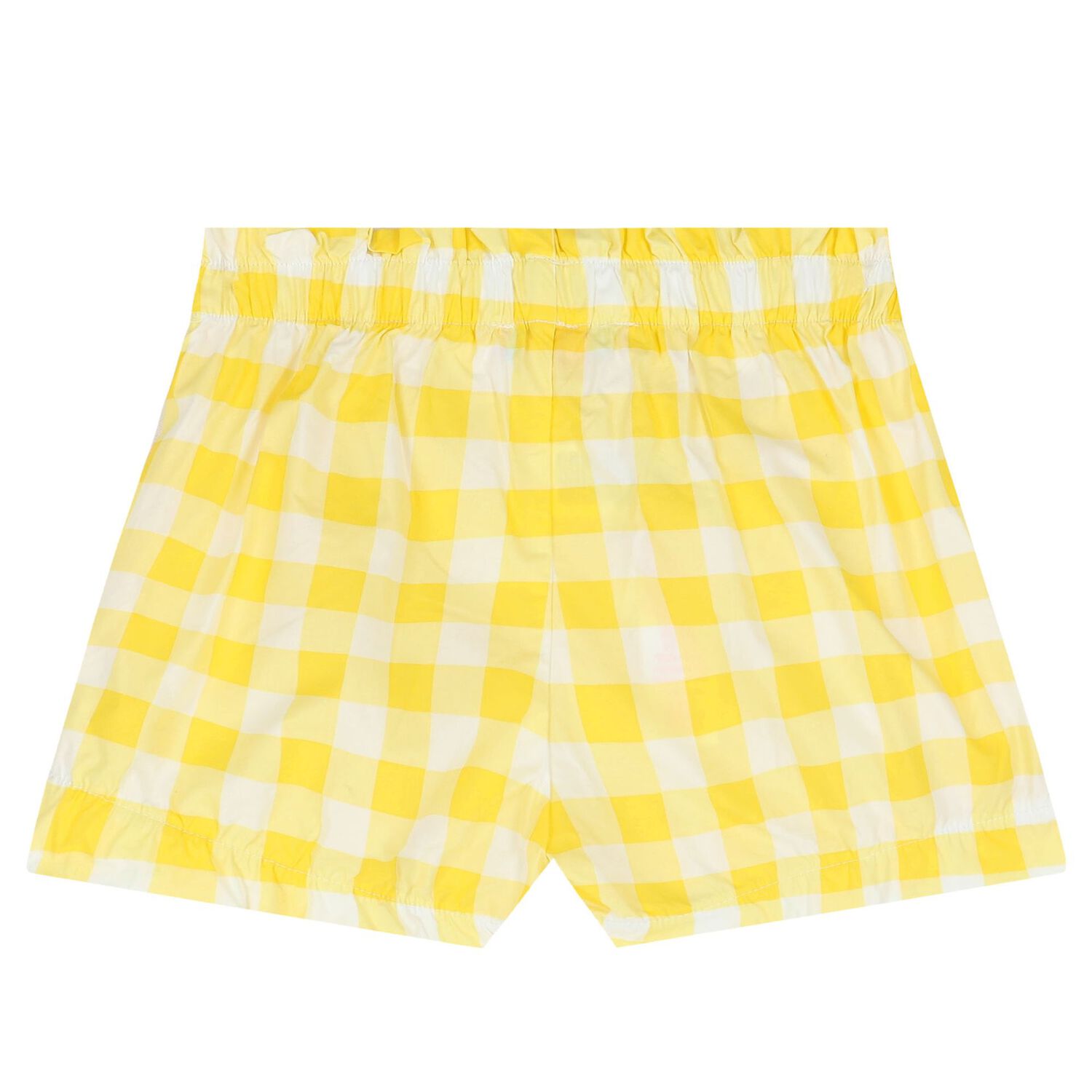 Girls Yellow & White Shorts Set, 1, hi-res image number null