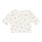 Ivory & Beige Bear Babysuit & Hat Gift Set, 1, hi-res