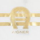 تيشيرت أولاد بالشعار باللون الأبيض و الذهبي, 1, hi-res