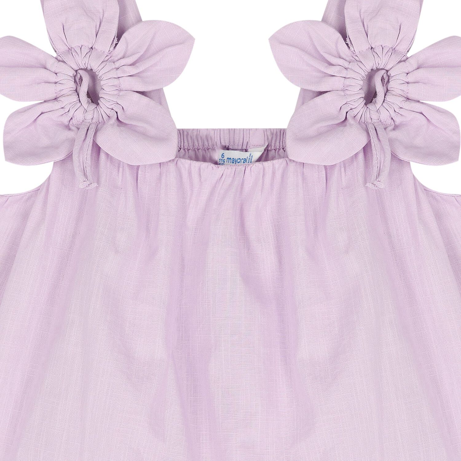 Girls Purple 3D Flower Trousers Set, 2, hi-res