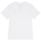 Boys White Logo T-Shirt, 1, hi-res