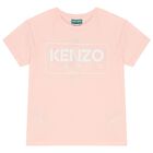 Girls Pink Logo T-Shirt, 1, hi-res