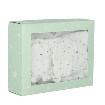 Baby Boys White Star & Crown 5 Piece Gift Set