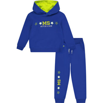 Boys Blue Logo Tracksuit