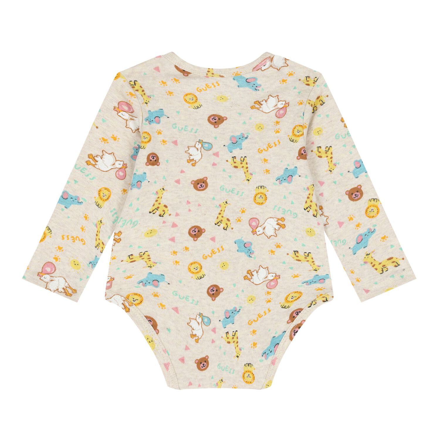 Baby Girls Beige Logo Dungaree Set, 1, hi-res image number null