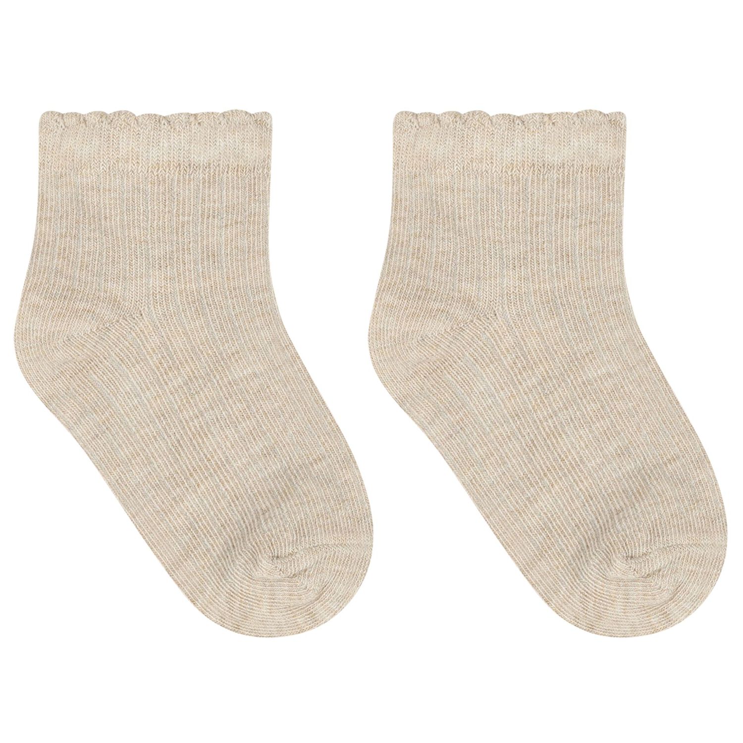 Younger Girls Beige, Ivory & Pink Socks ( 3 Pack ), 2, hi-res