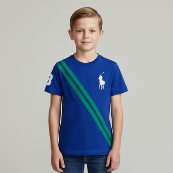 Boys Blue Logo T-Shirt