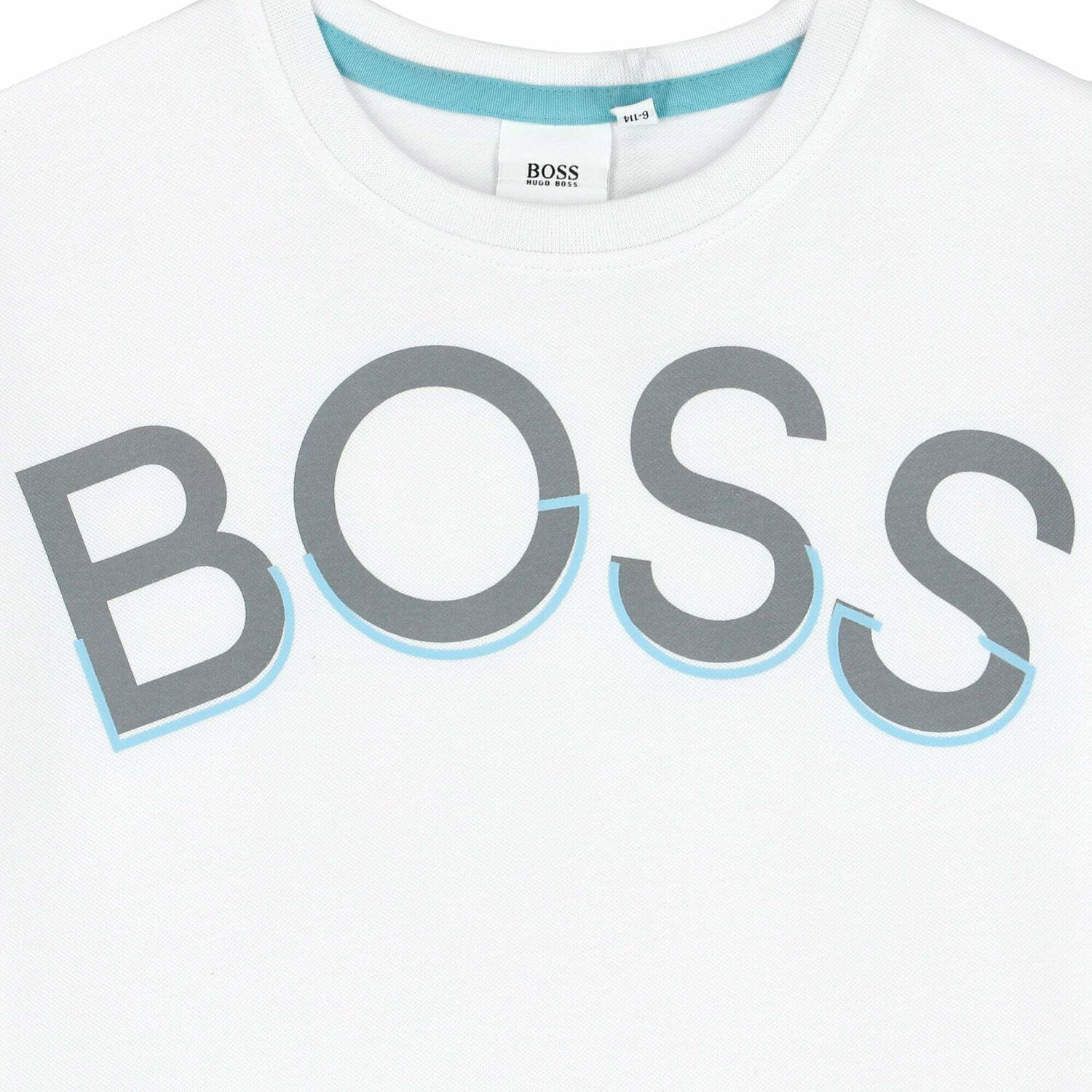 Boys White Logo T-Shirt, 1, hi-res image number null